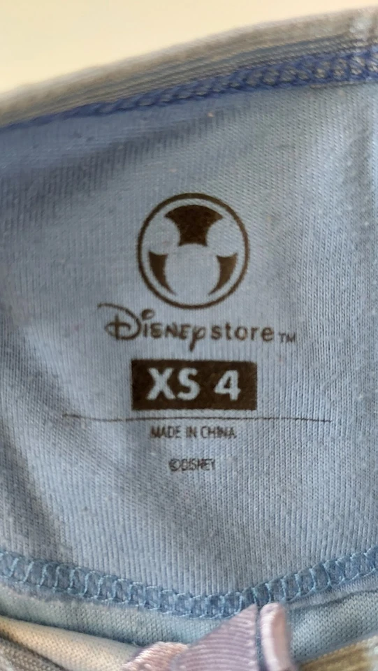 Pijama camisola manga longa Cinderela tamanho XS 4 feminino Disney Store - Imagem 4 de 4