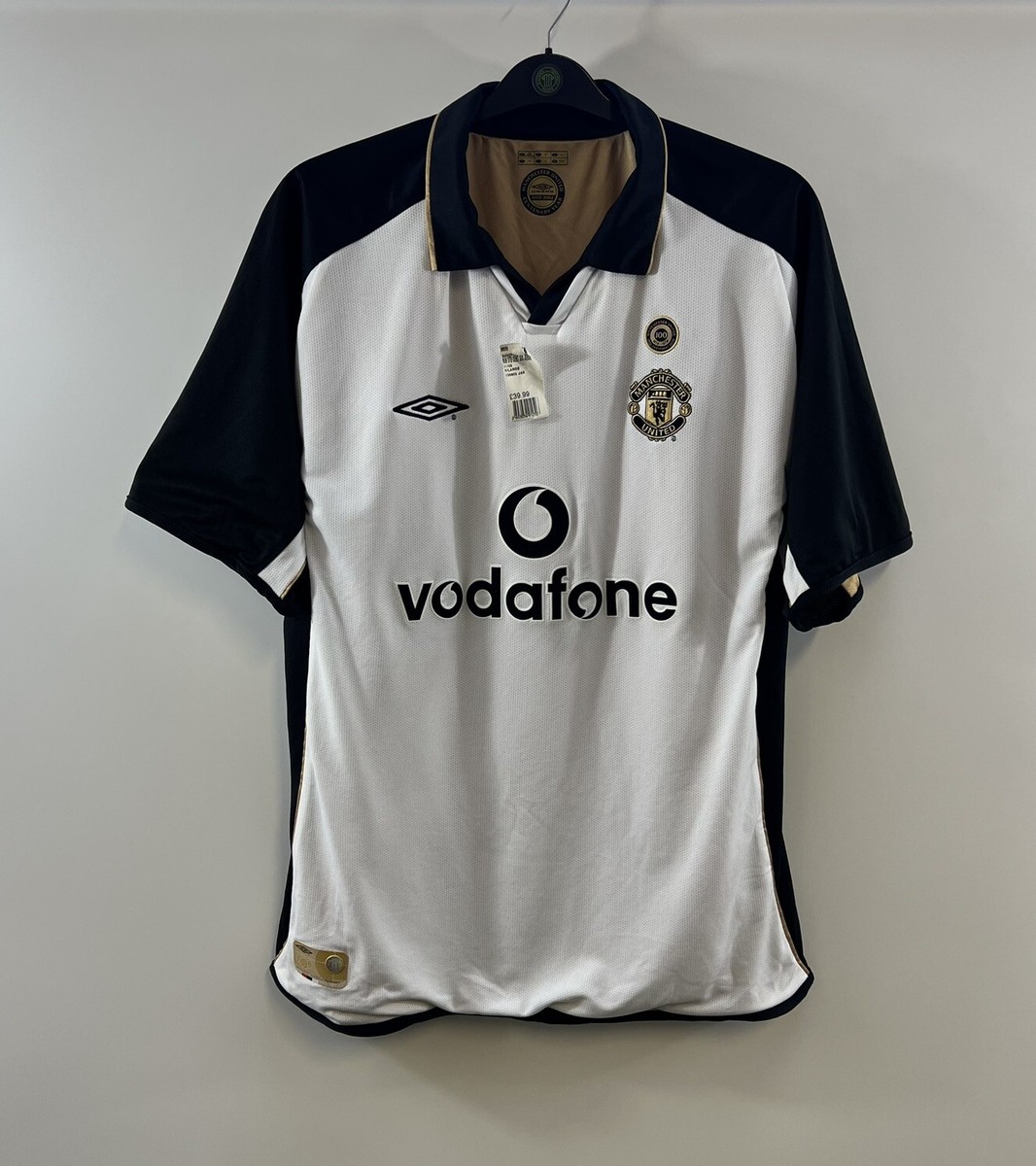 BNWT Manchester United Centenary Away Football Shirt 2001/02 BNWT Manchester United Centenary Away Football Shirt 2001/02