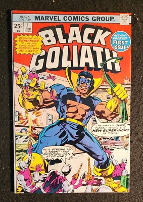 BLACK GOLIATH #1 (Marvel Comics 1976) VF- Black Goliath Origin