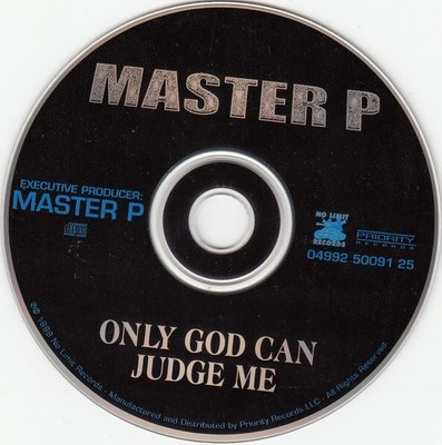 MASTER P - Only God Can Judge Me (Clean) - NM 1999 No Limit Rap CD 