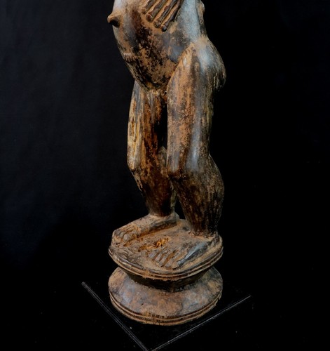 Art Africain Afrique - Statue Asie Usu Baoulé Baule Akan sur Socle - 59 Cms - Photo 10 sur 16