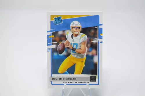 2020 Panini Donruss - Rated Rookie #303 Justin Herbert (RC)