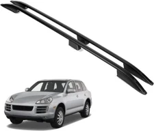 ERKUL Roof Rails Fits Porsche Cayenne 2003-10 Car Racks For Roof Aluminum Black