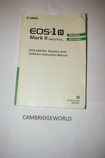 CANON EOS-1D MARK II SOLUTION DISK SOFTWARE INSTRUCTION MANUAL GUIDE BOOK
