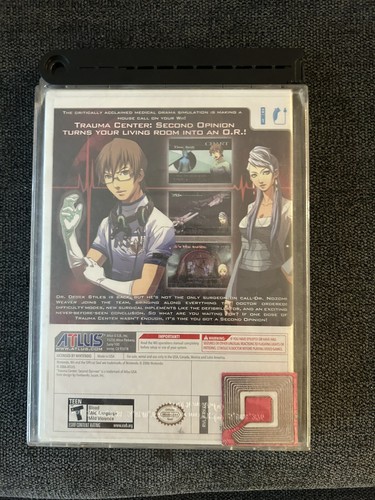 NEW factory sealed Nintendo Wii Trauma Center Second Opinion Video Game - Picture 2 of 2