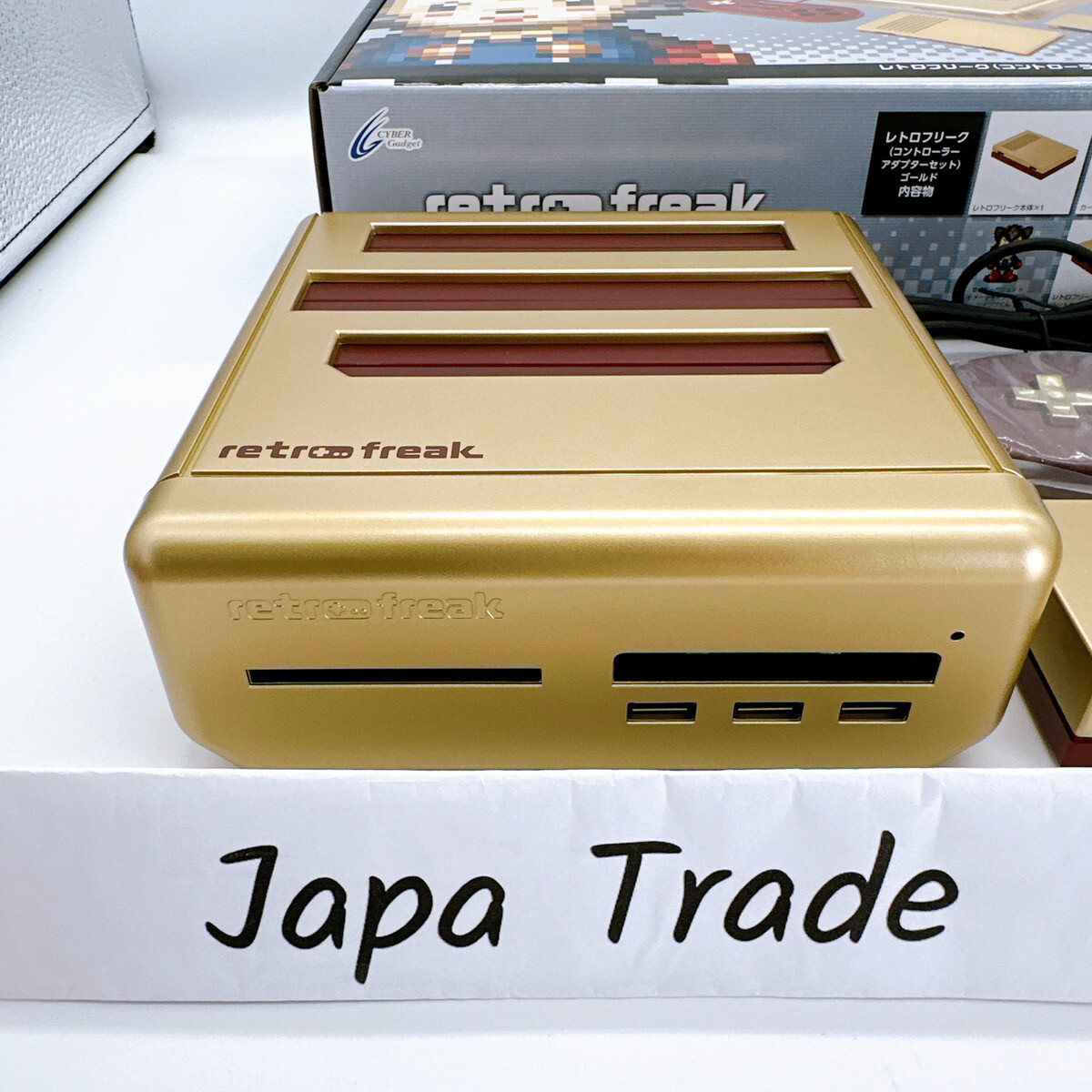 Retro Freak Video Game Console CY-RF-BGL Limited Gold Color Rare