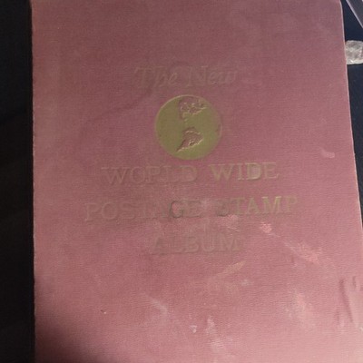 Minkus New World Wide Postage Stamp Album Country Specific Album W/ some Stamps