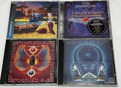 Journey Lot Of 4 CD s Frontiers, Greatest Hits, Trial By Fire, And The Essential