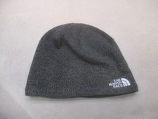 The North Face One Size Unisex Gray Wool Blend Logo Outdoor Beanie Hat 6i