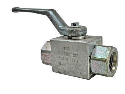 Ball Valve BKH-12-SAE-1123-2, BKH Series 1/2'' SAE 7350-psi Two-Way High Pressure