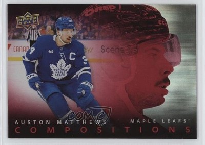2025-26 Upper Deck Series 1 Compositions Red 139/199 Auston Matthews #CMP-1 7fj