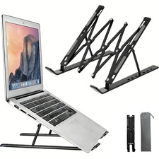 Adjustable Laptop Stand  Aluminum Laptop Riser for Desk  with MacBook /, De...