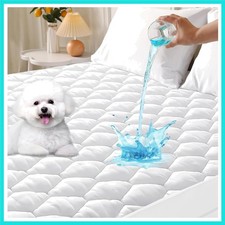Queen Mattress Protector, 100 Waterproof Quilted Mattress Cover Queen Size B...