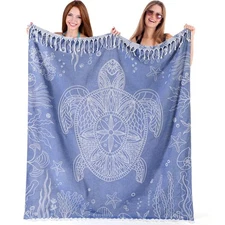 tExtra Large Beach Towel Blanket Turkish XL 66 x 71 Boho Microfiber Waterproof