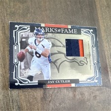 2007 Playoff Absolute Memorabilia Jay Cutler #MOF-9 Marks of Fame Broncos