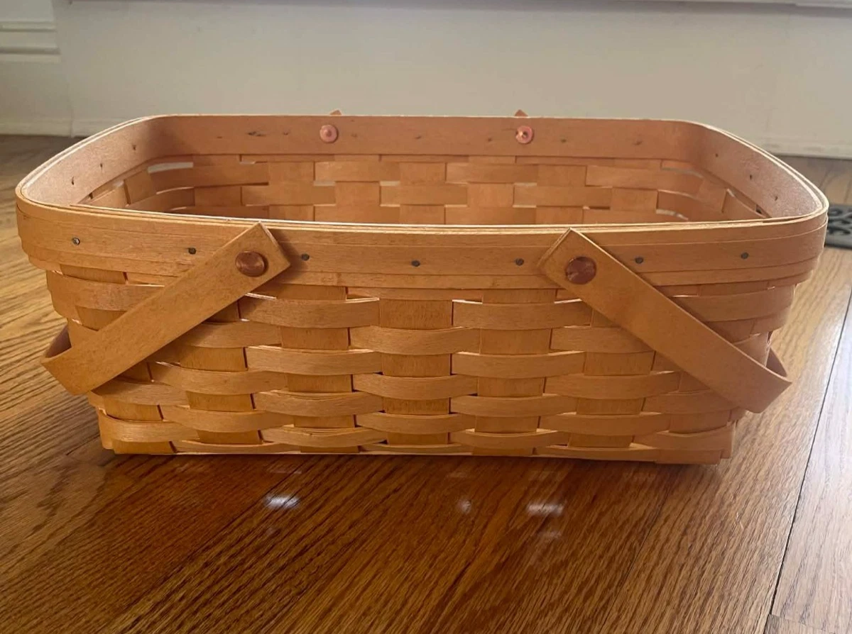 Basket With Liner In Longaberger Baskets (1995-1999) for sale | eBay