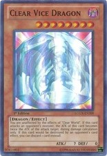 Yu-Gi-Oh! - Clear Vice Dragon - MINT/NMINT - EN - 1st