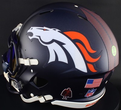 DENVER BRONCOS NFL Riddell Speed Full Size AUTHENTIC Football Helmet