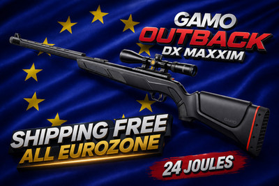 Gamo OUTBACK DX MAXIM IGT 5,5mm Pellet 24J + Zielfernrohr 4x32...