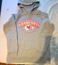 Kansas City Chiefs Super Bowl LVIII Champions Gray Hoodie Sweatshirt NFL
