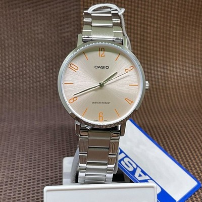 Casio LTP-VT01D-4B2 Stainless Steel Minimalistic Pink Analog Ladies Dress Watch