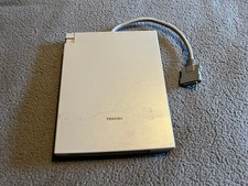 Toshiba External 3.5 Floppy Disk Drive FDD Case Gray Untested
