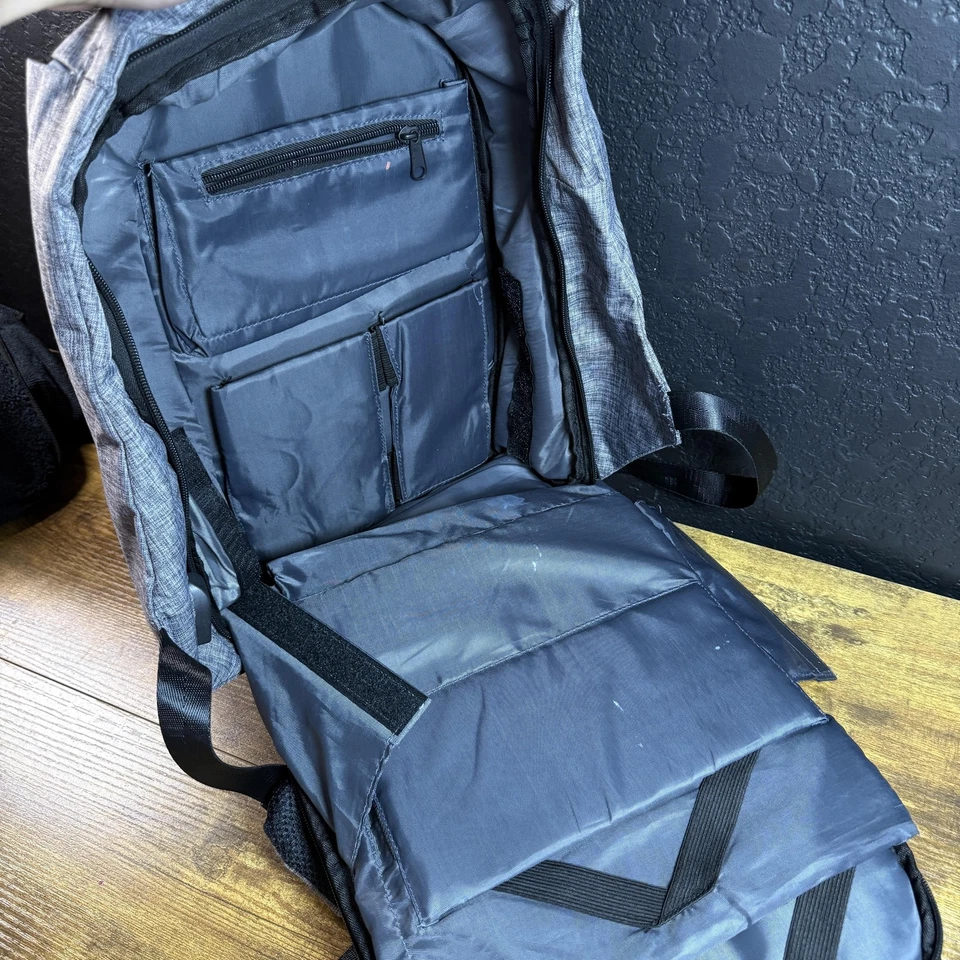 Mochila de Equitación MotoGP Gris Negra Viaje Bobby Original Racing Logo Reflectante Foto 4 de 4