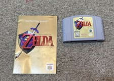 The Legend of Zelda: Ocarina of Time (Nintendo 64) & Manual - read description 