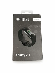 Charge de l'appareil 6 Fitness Tracker - Obsidienne/Noir, taille unique (S) & L Bandes comprises