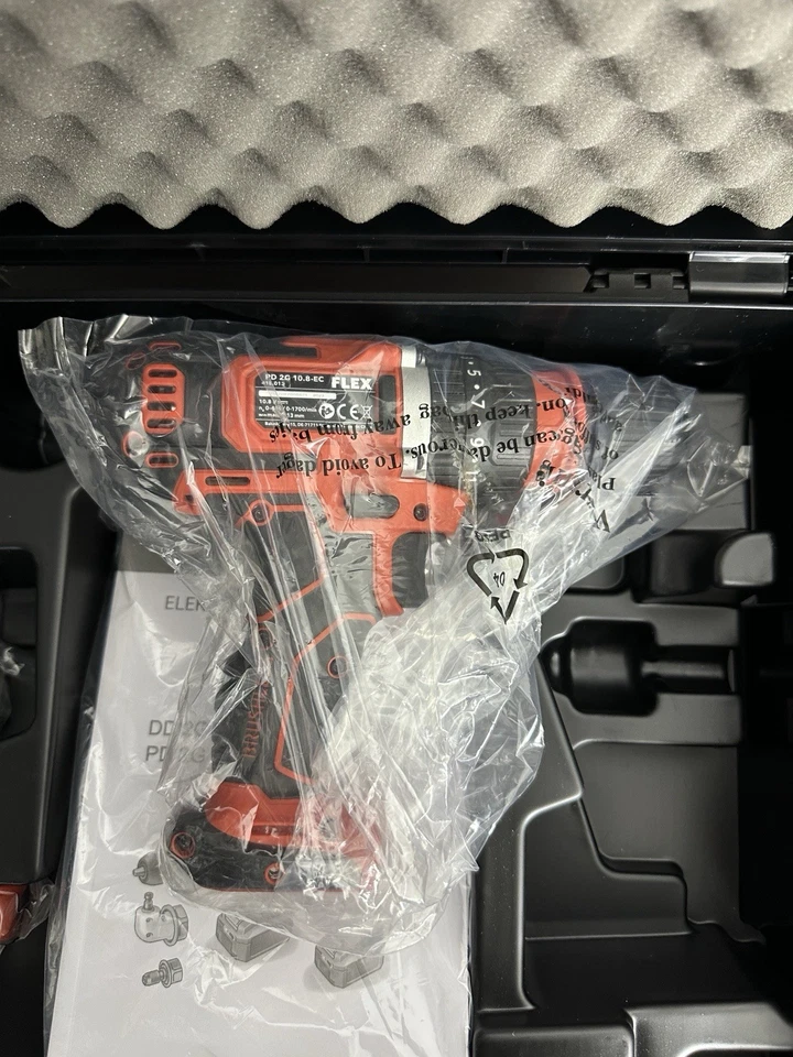 Flex PD 2G 10.8-EC Cordless Impact Drill 18V | Solo with Case | 418013 | NEW - Image 4 of 4