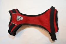 Canine Friendly Dog Vest Harness, Red and Black, Small