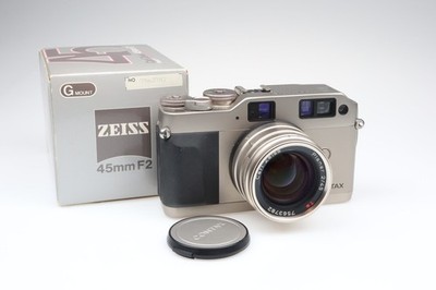 Kyocera Contax G1 green Label Kamera Planar 45mm f2 T*Objektiv 98825 near mint