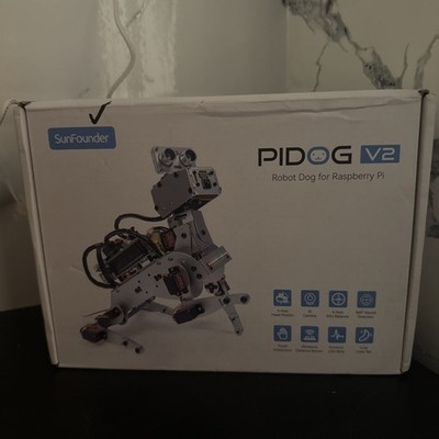 SunFounder PiDog AI Robot Dog Kit for Raspberry Pi 5/4/3B+/Zero 2W, Openclaw ...