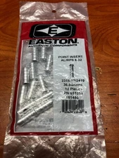 Easton Arrow Inserts 12 Pieces 2315-17 2419 8-32 36.8 Grain