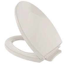 Toto SS114 Beige Softclose Elongated Closed-Front Toilet Seat Lid