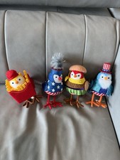 2026 Target Featherly Friends Summer Birds Fourth Of July 4th Patriotic Set Of 4