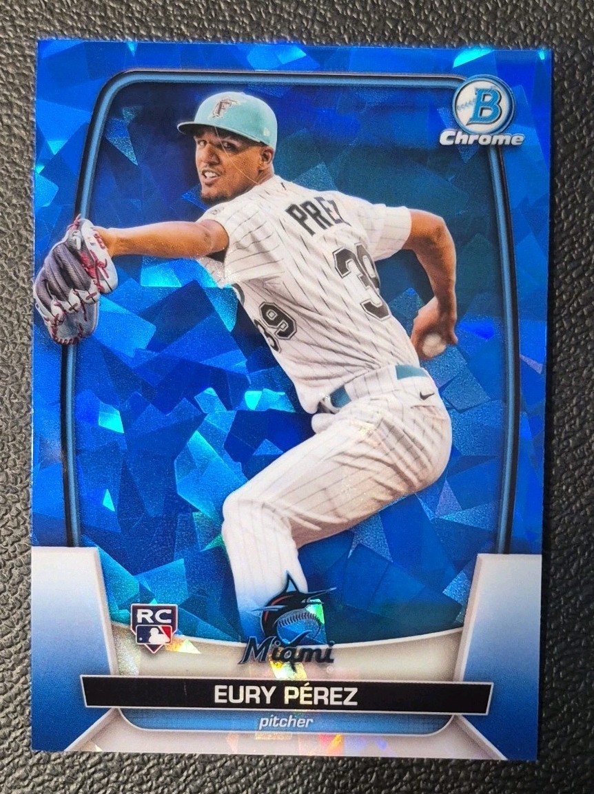 2023 Bowman Chrome Sapphire Edition - Eury Perez #90 (RC)