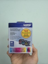 Genuine Brother LC103CL XL 3 pack color ink cartridges All 2028 Exp
