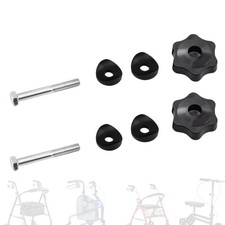 2 Set Rollator Walker Replacement knobs,Universal,Replacement Arm Adjustment Kno