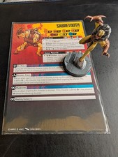 Marvel Crisis Protocol Sabertooth With Character Card Well Painted