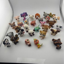 Vintage Hasbro Littlest Pet Shop Huge Lot 25 Animal Figures