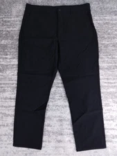 Weatherproof Vintage Men's Pants 38 Black Hybrid Tech Flex Waist 38x29