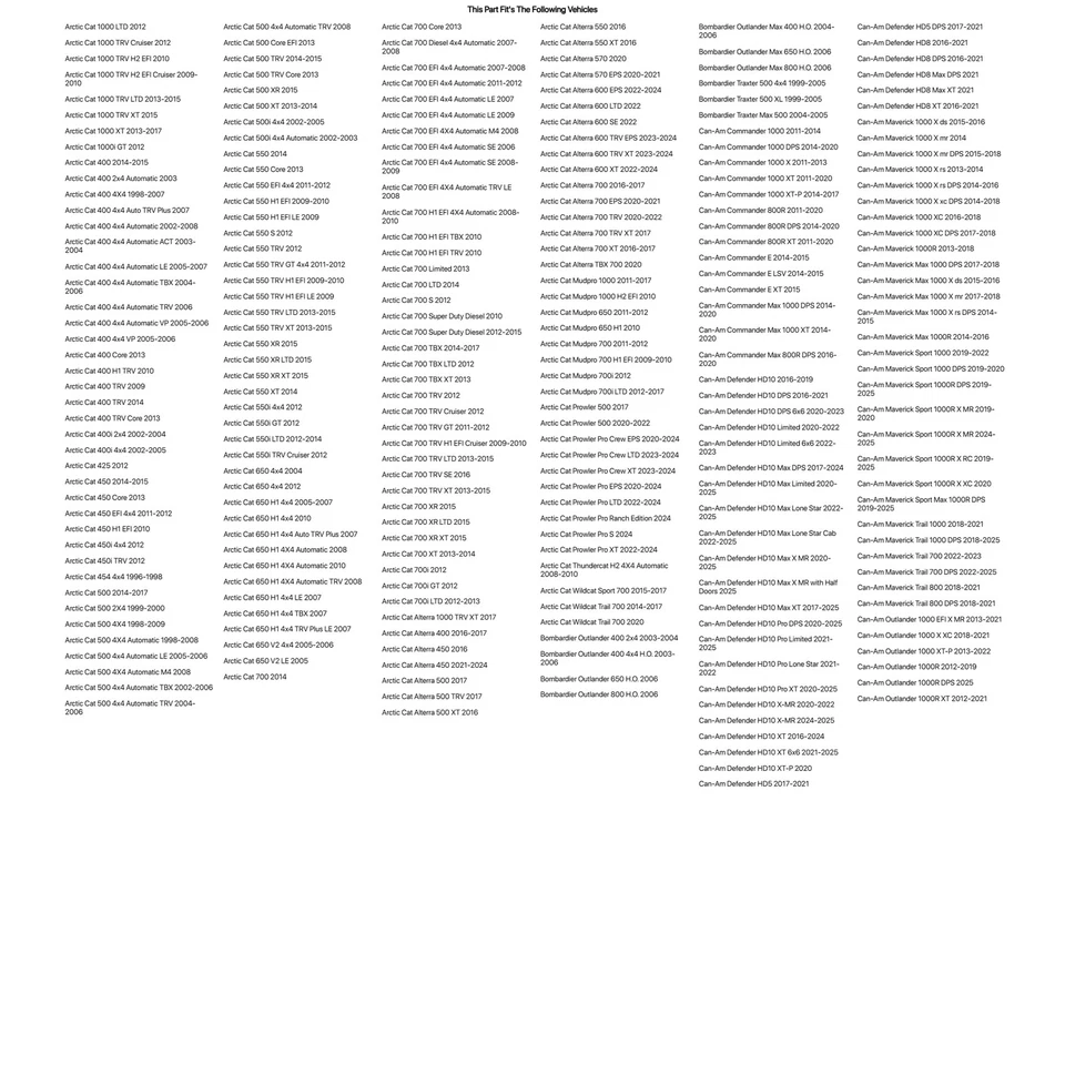 (Paquete de 2) Neumático Tusk TriloBite 26x10-12 para POLARIS RANGER 700 XP 4x4 2005-2007 Foto 2 de 4