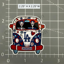 NEW Los Angeles Dodgers LA Dodgers Baseball Van Sticker 116