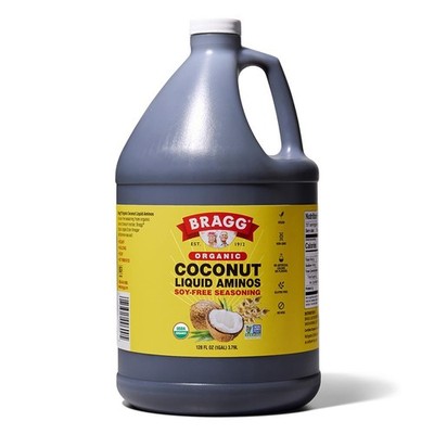 Bragg Organic Coconut Aminos, Soy-Free Seasoning - Vegan Gluten Free (128 Ounce)