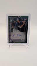 2024 1st Bowman Chrome Prospect Autographs Sam Shaw Green Grass Refractor /99