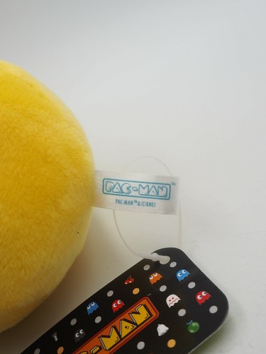 Pac-Man B1908 Yellow Sk Japan Plush 3.5" Toy Doll Japan Mascot Keychain Namco - Picture 6 of 8
