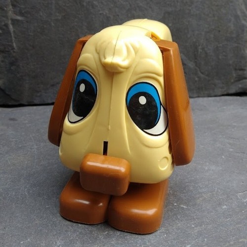 Vintage Early Days Denys Fisher Lil Pup Toy Plastic Dog Wag Tail Ears Flop Rare - Picture 3 of 9