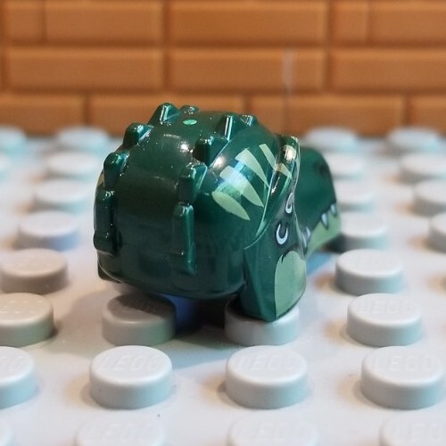Lego Chima Cragger's Command Ship (70006) Dark Green Crocodile Mask Headgear - Picture 4 of 8