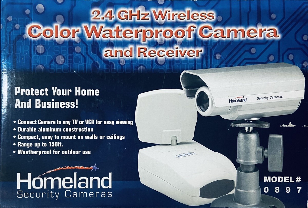 Homeland Security 897N GHz Wireless Color Waterproof Camera